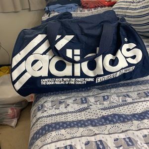 Old school adidas duffle